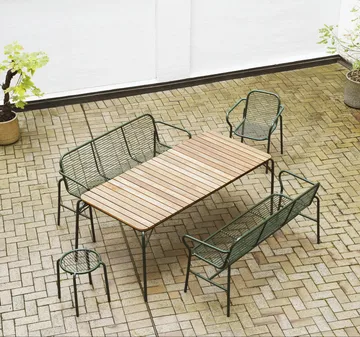Vig pyöreä jakkara - Vihreä, Ø41x46 cm - Normann Copenhagen