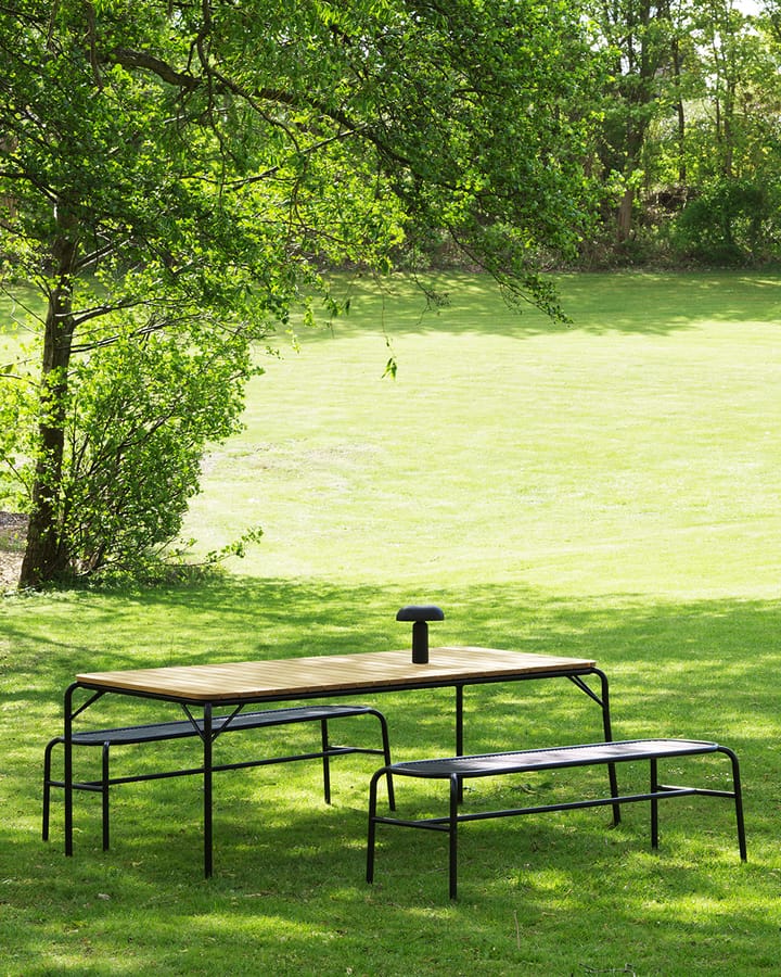 Vig Robinia ruokapöytä 90x200 cm, Black Normann Copenhagen