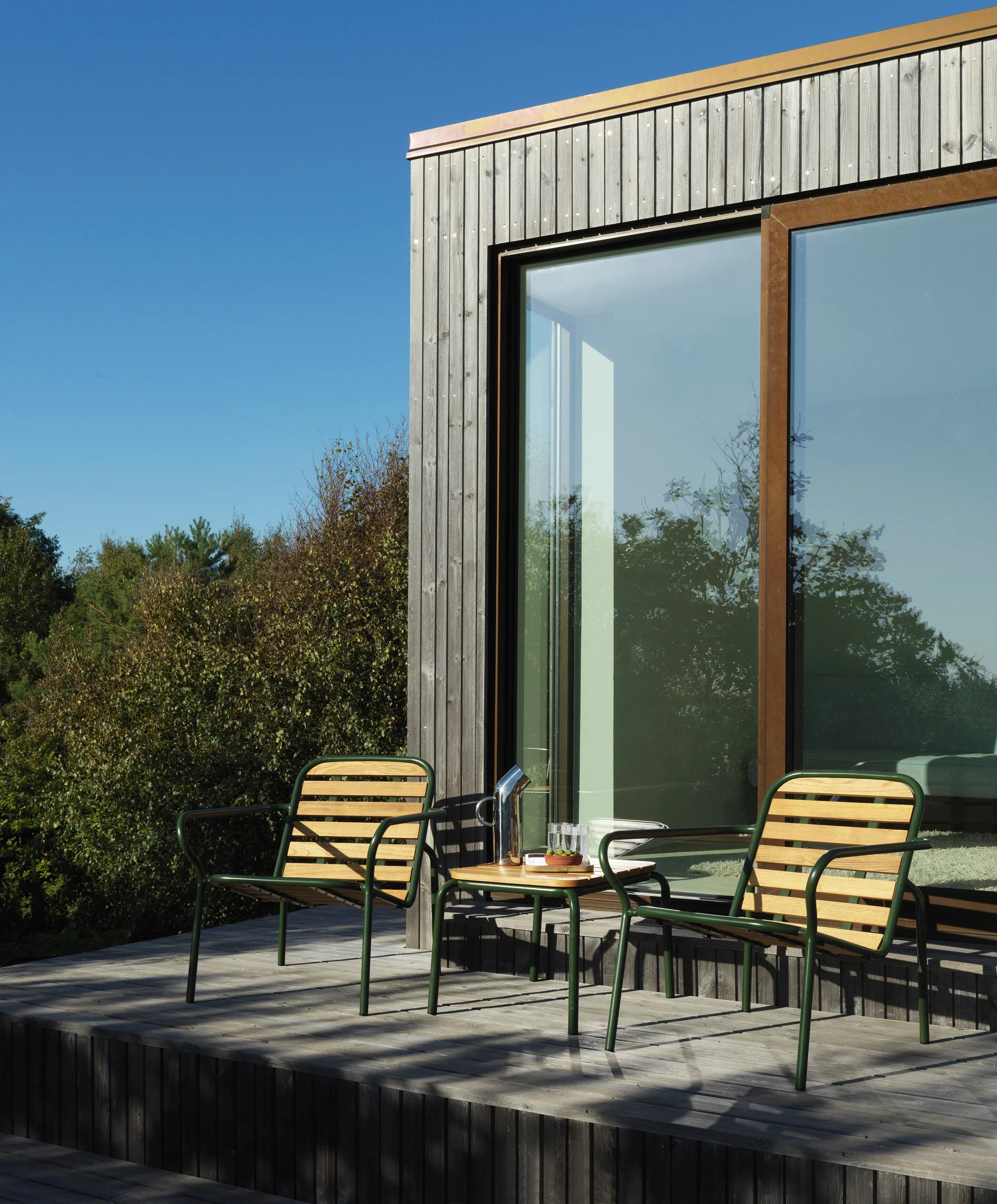 Vig Robinia sohvapöytä 55x45 cm, Vihreä Normann Copenhagen