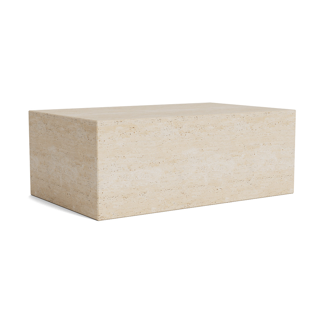 NORR11 Cubismi sohvapöytä large 80x50 cm Beige | Skandinaavinen Sisustus | Sohvapöydät | Beige