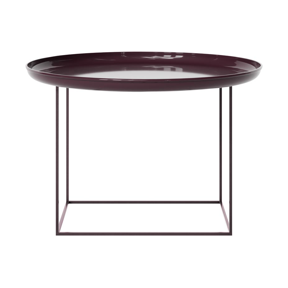 NORR11 Duke sohvapöytä medium Lacquered maroon | Skandinaavinen Sisustus | Sohvapöydät | Punainen