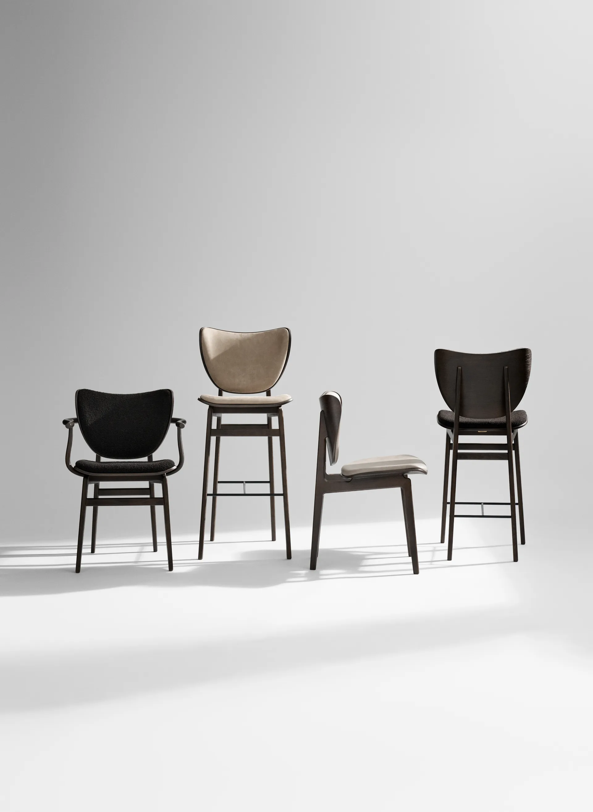 Elephant baarituoli, Musta, 75 cm NORR11