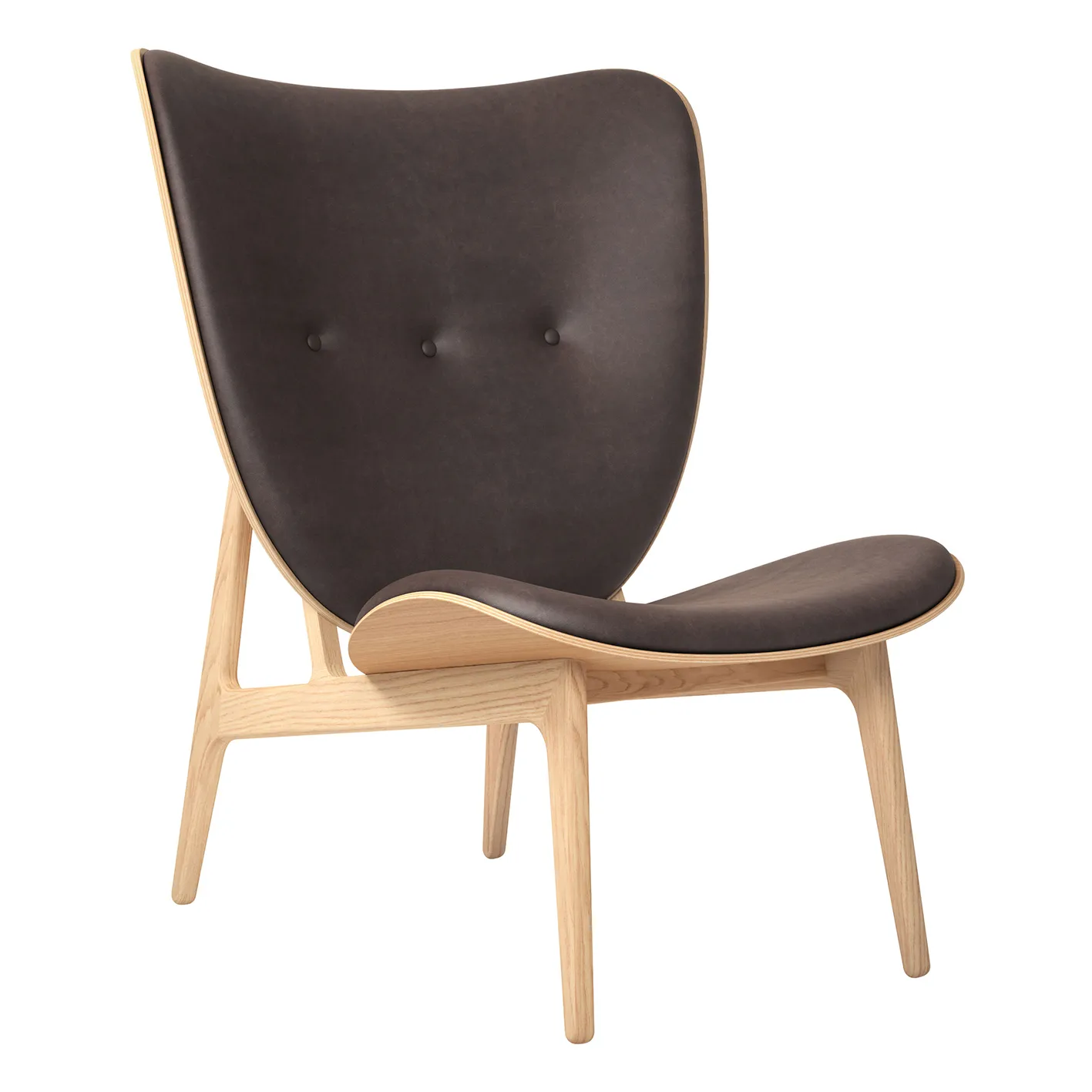 Elephant lounge leather tammi, Dunes dark brown NORR11