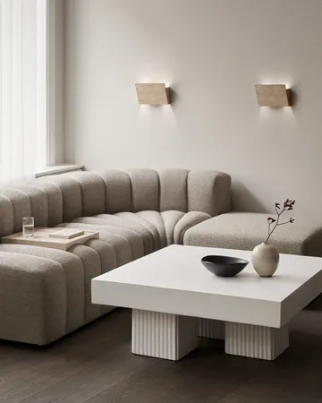 Gallery seinälamppu - Travertiini - NORR11