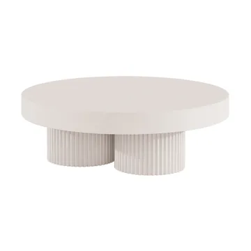 Gear sohvapöytä - Chalk, Ø120 cm - NORR11