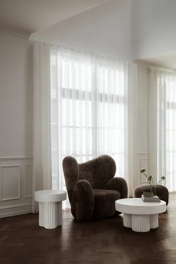 Gear sohvapöytä matala Ø 70 cm - Clay, Ø70 cm - NORR11