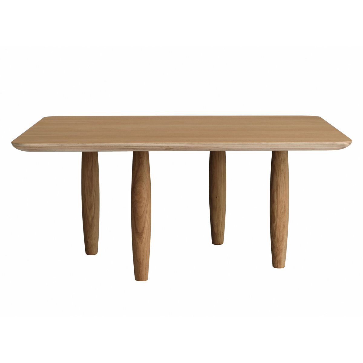 NORR11 Oku sohvapöytä 80 cm Light oak | Skandinaavinen Sisustus | Sohvapöydät | Ruskea
