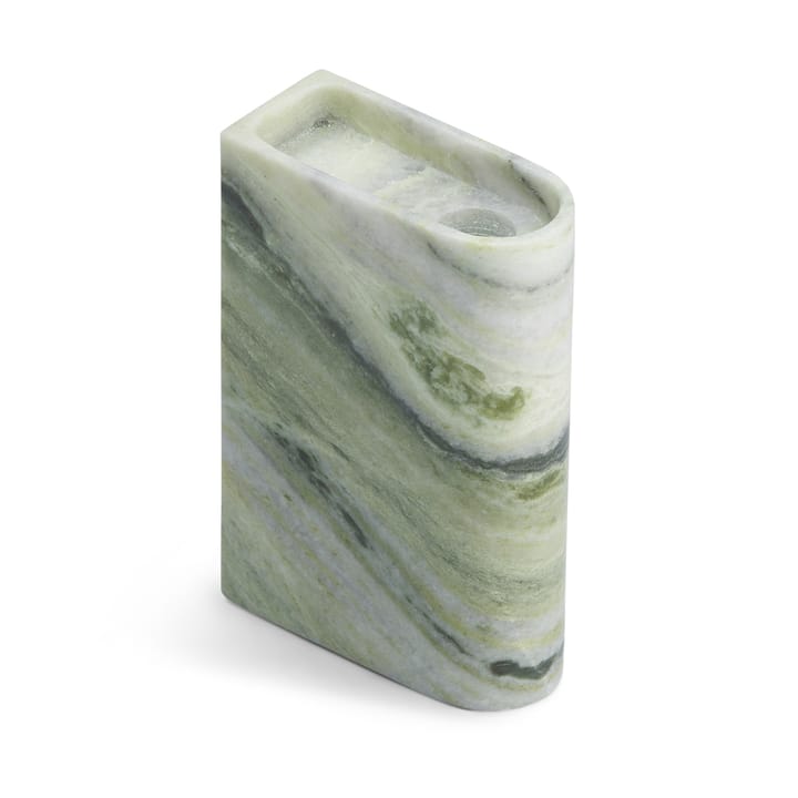 Monolith kynttilänjalka medium - Mixed green marble - Northern