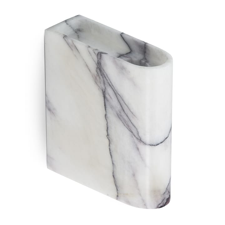 Monolith kynttilänjalka seinämalli - Mixed white marble - Northern