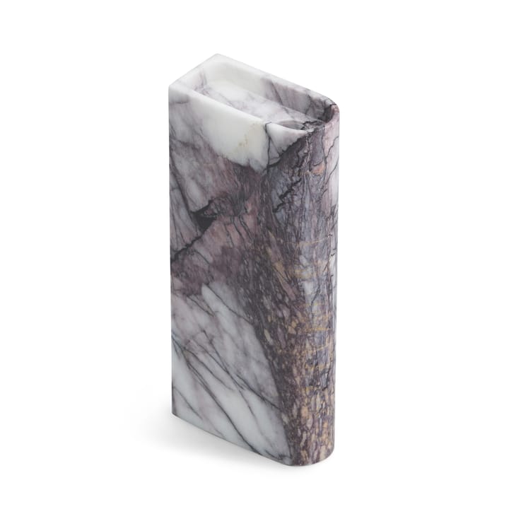 Monolith kynttilänjalka tall - Mixed white marble - Northern