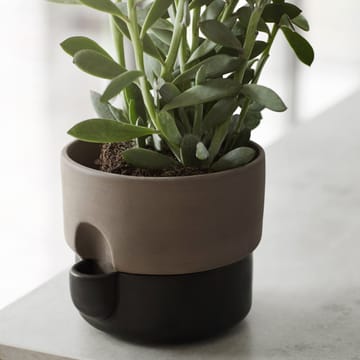 Oasis itsekasteleva ruukku, pieni Ø15 cm - Musta - Northern