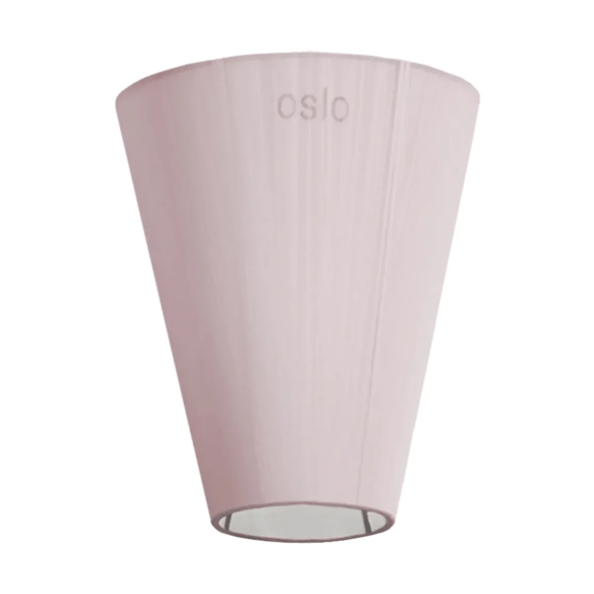 Oslo wood lattiavalaisimen varjostin limited edition, Muted pink Northern