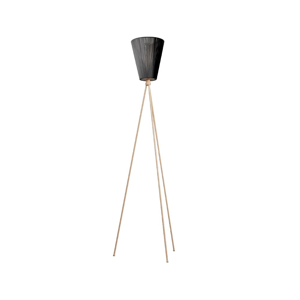 Northern Oslo Wood -lattiavalaisin Black, beige runko