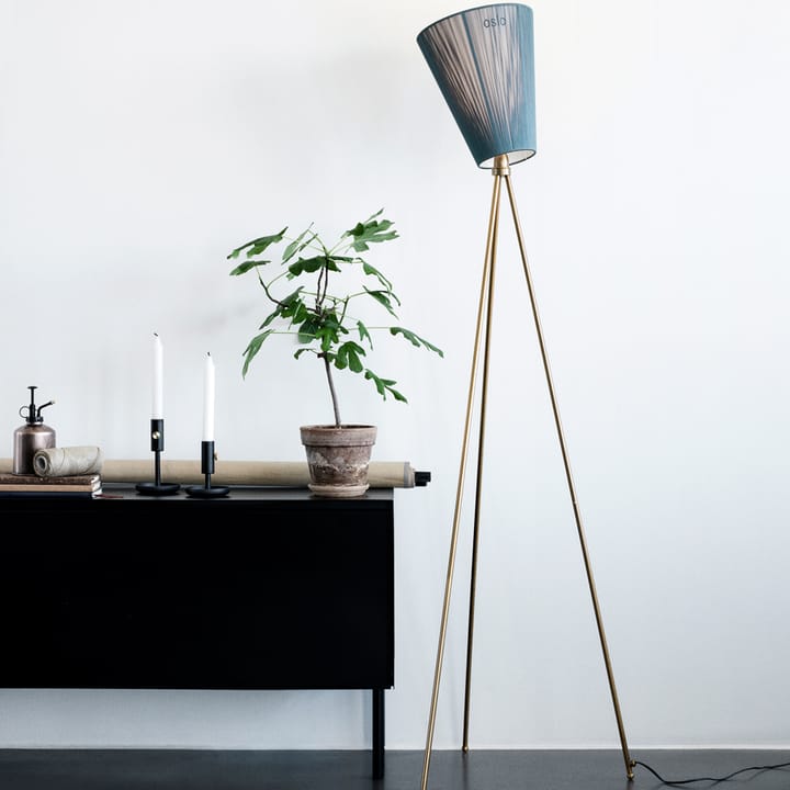 Oslo Wood -lattiavalaisin, Caramel, mattavalkoinen runko Northern