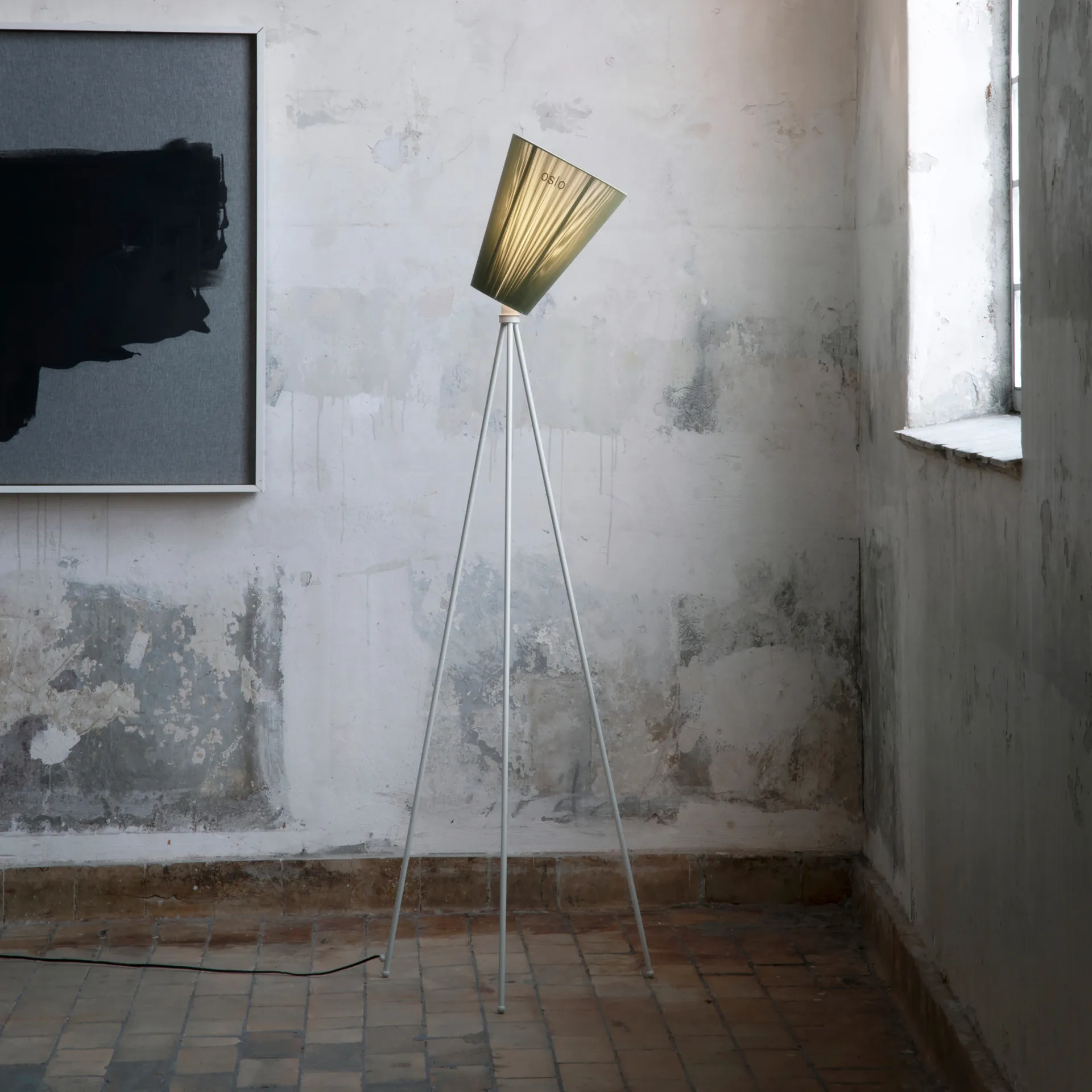 Oslo Wood lattiavalaisin varjostin, Oliivinvihreä Northern