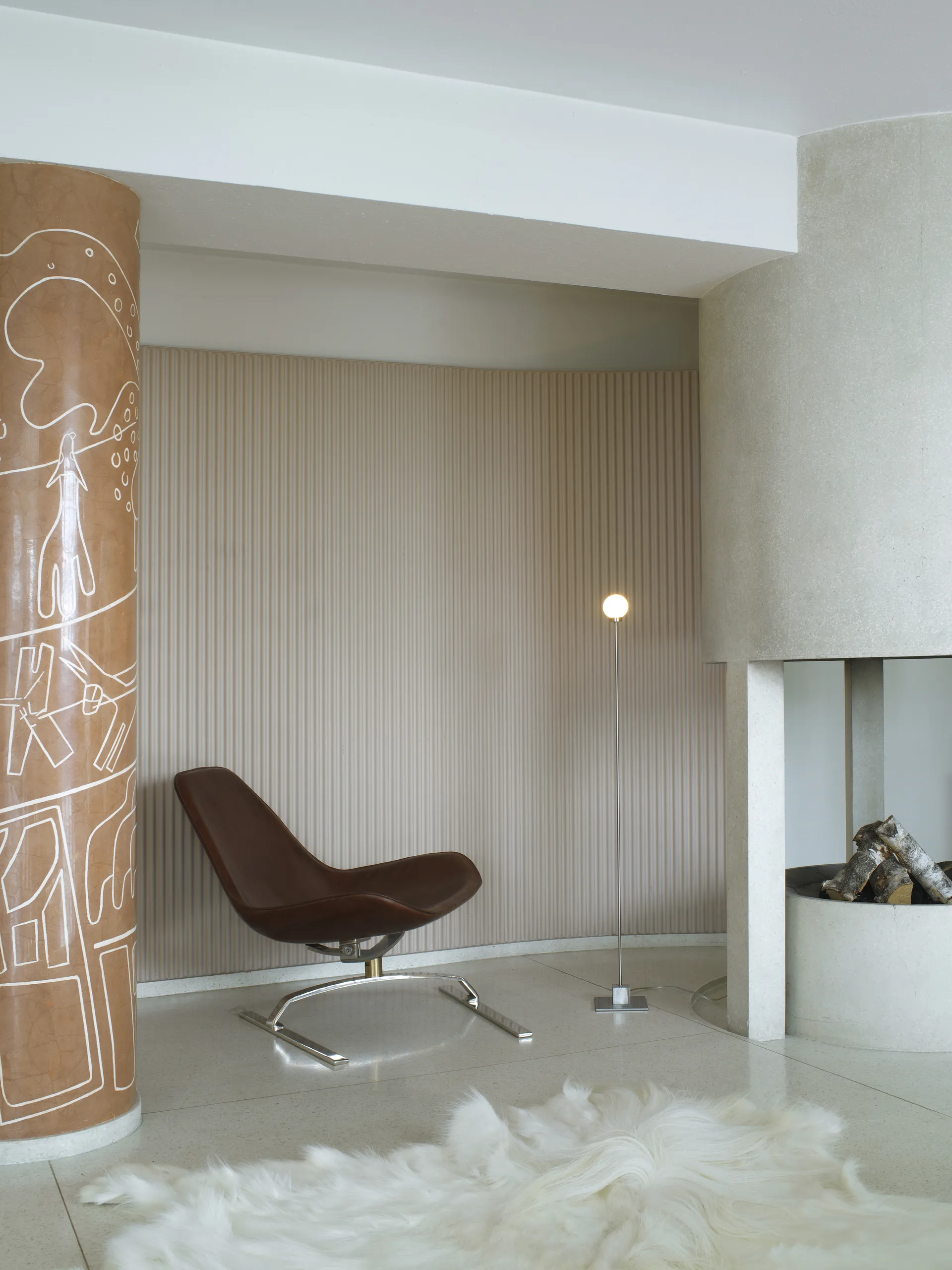 Snowball lattiavalaisin 117 cm, Steel Northern