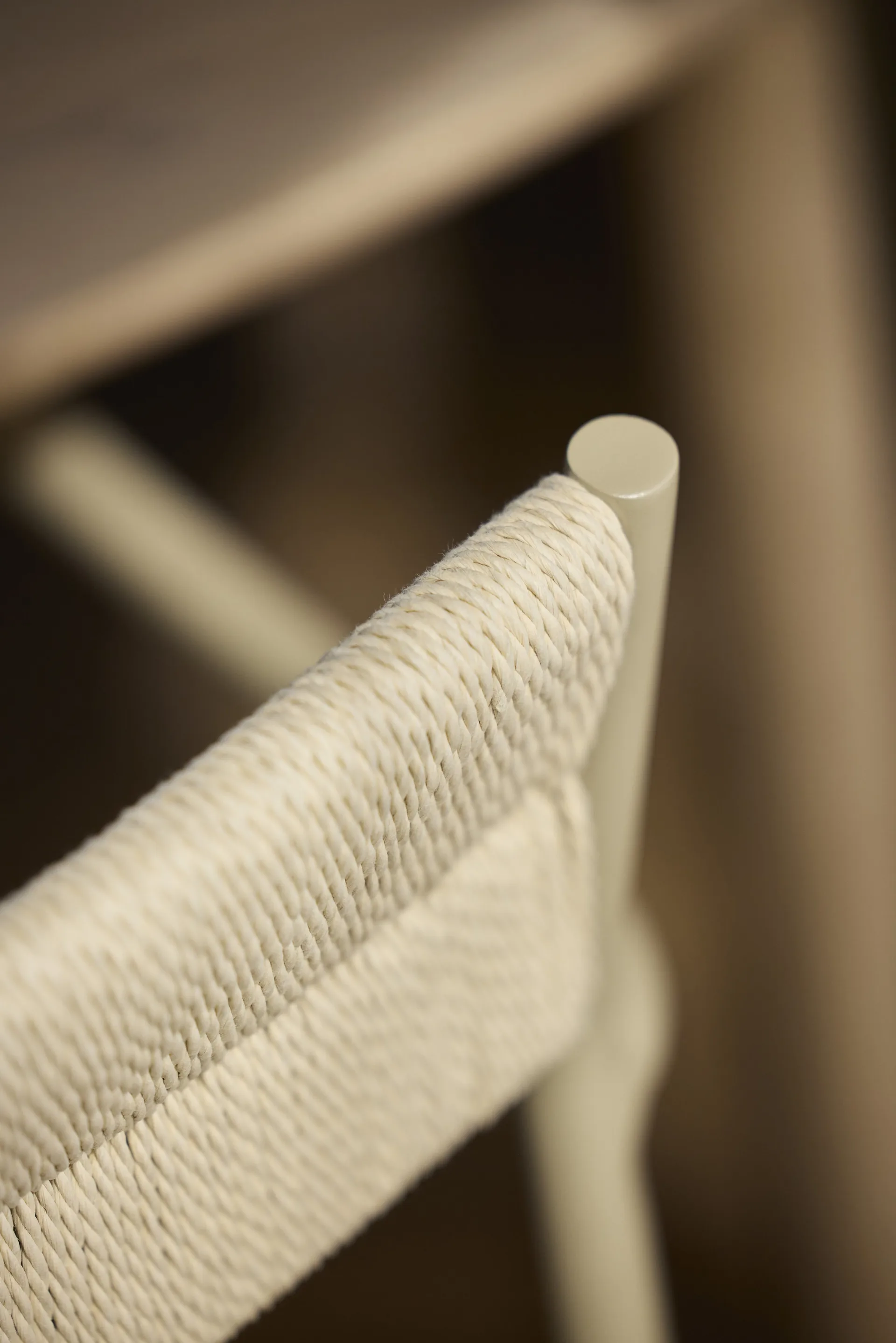 Vev käsinojatuoli, Harmaa beige natural rope Northern