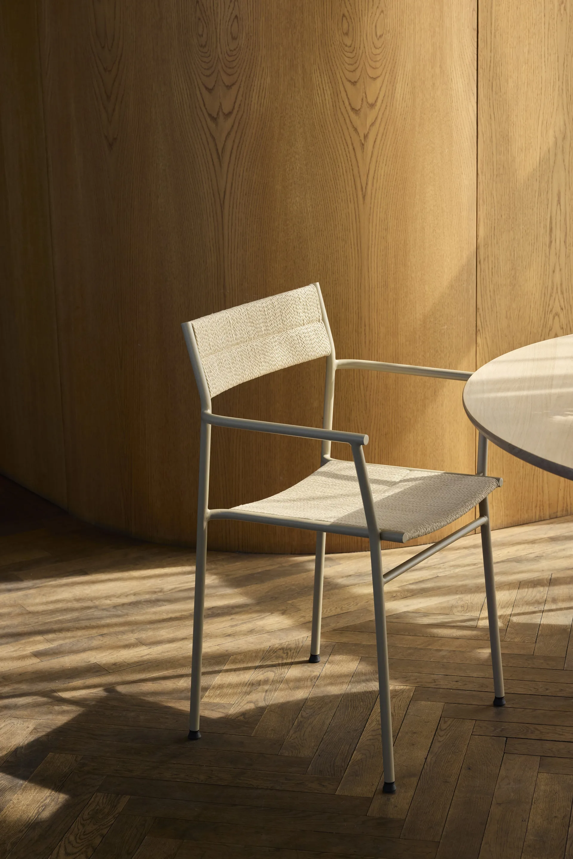 Vev käsinojatuoli, Harmaa beige natural rope Northern