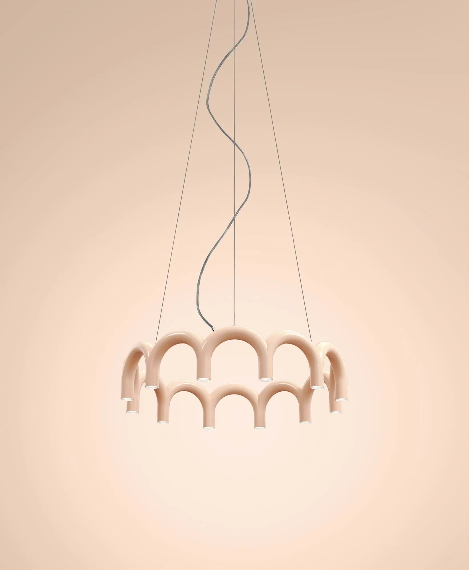 Arch circle valaisin Ø76 cm, Nude, Ø98 cm Oblure