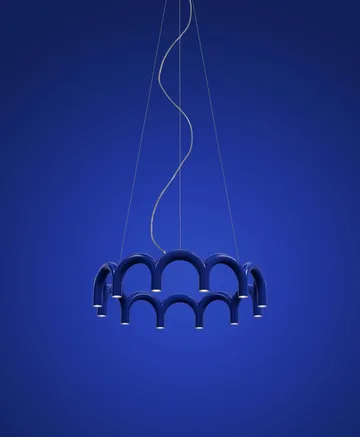 Arch circle valaisin Ø76 cm - Sininen, Ø98 cm - Oblure