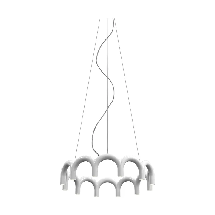 Arch circle valaisin Ø76 cm - Valkoinen, Ø98 cm - Oblure