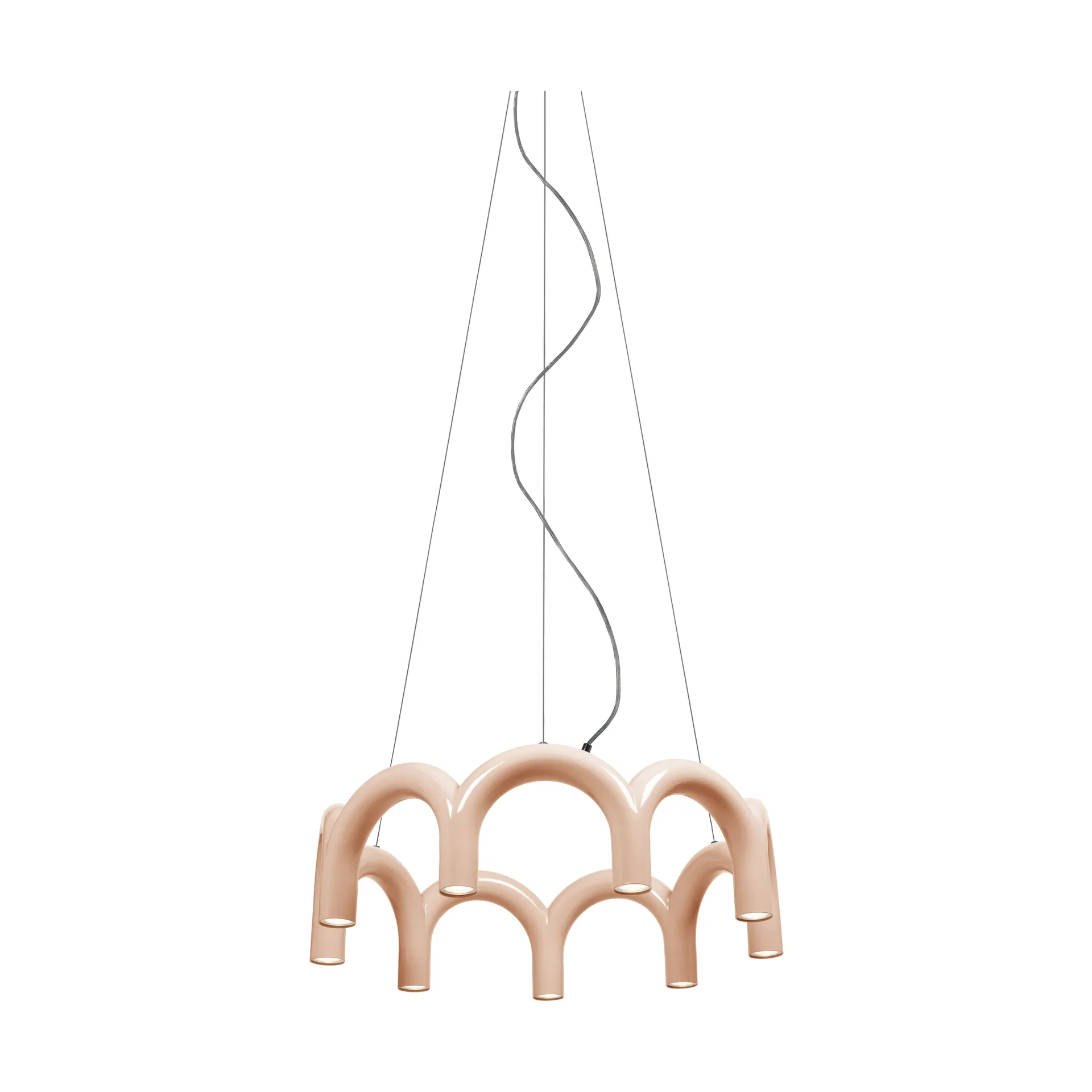 Arch circle valaisin, Nude, Ø76 cm Oblure