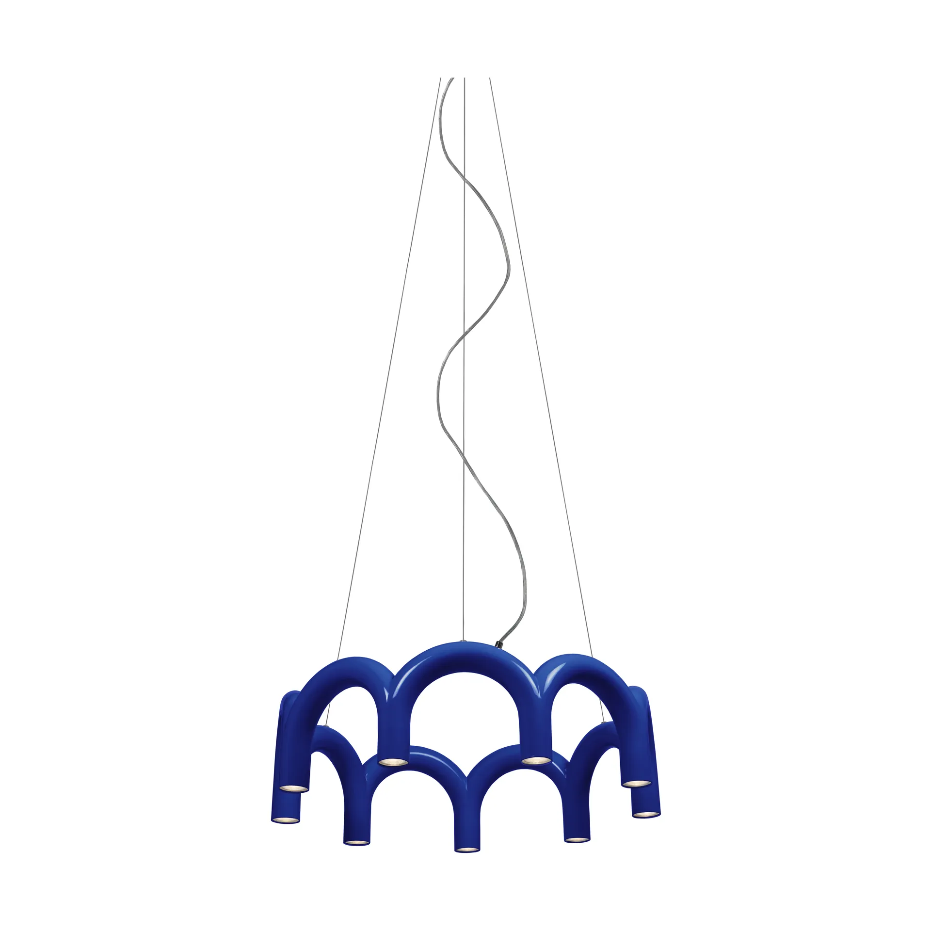 Arch circle valaisin, Sininen, Ø76 cm Oblure