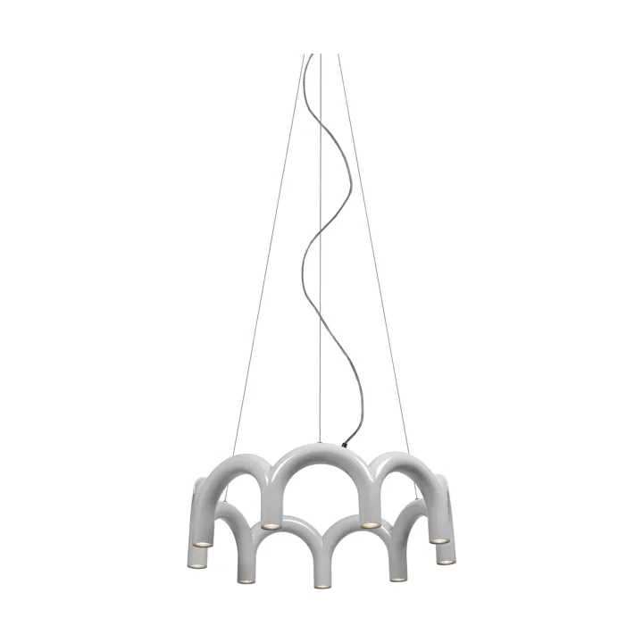 Arch circle valaisin - Valkoinen, Ø76 cm - Oblure
