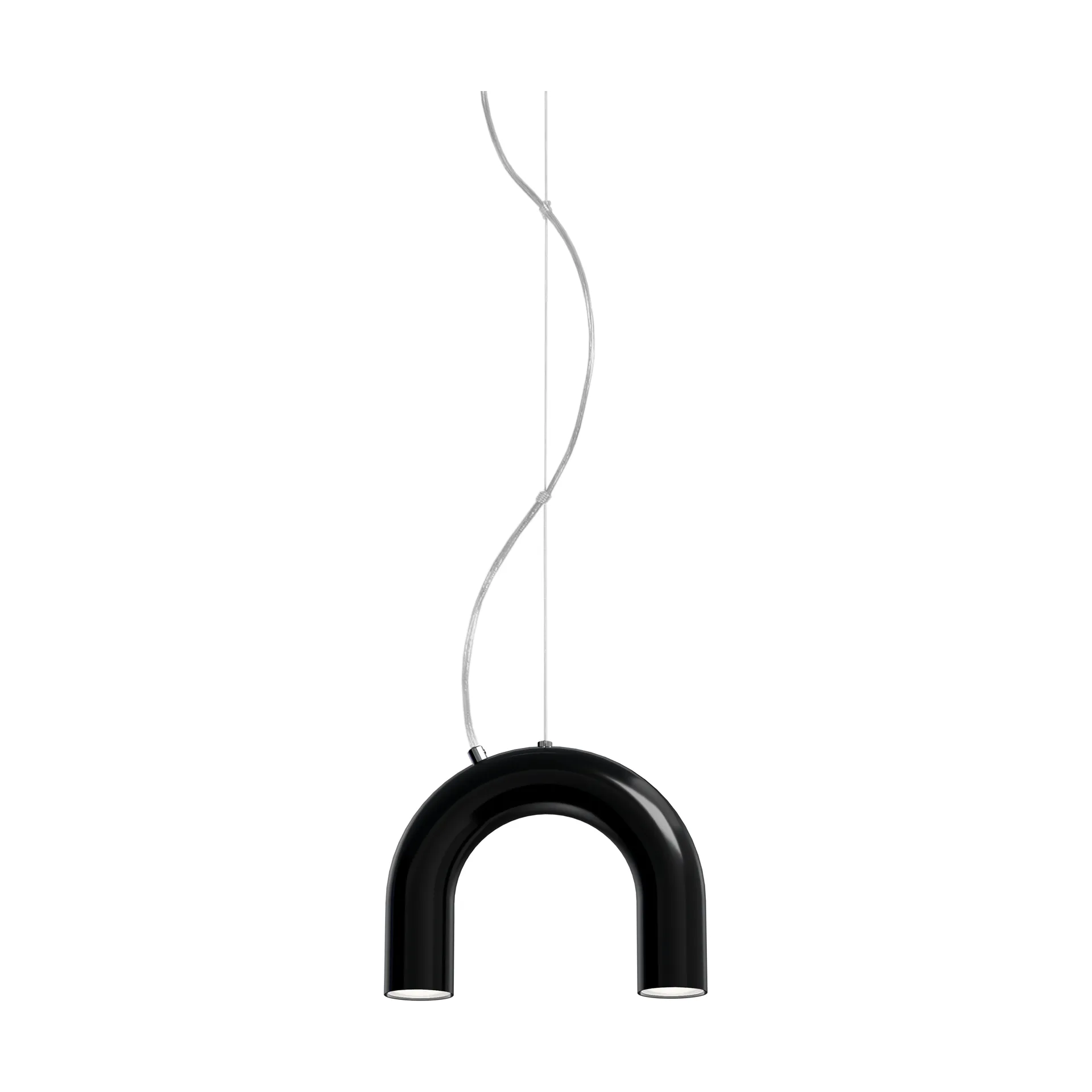 Arch single riippuvalaisin, Musta, 25,5 cm Oblure