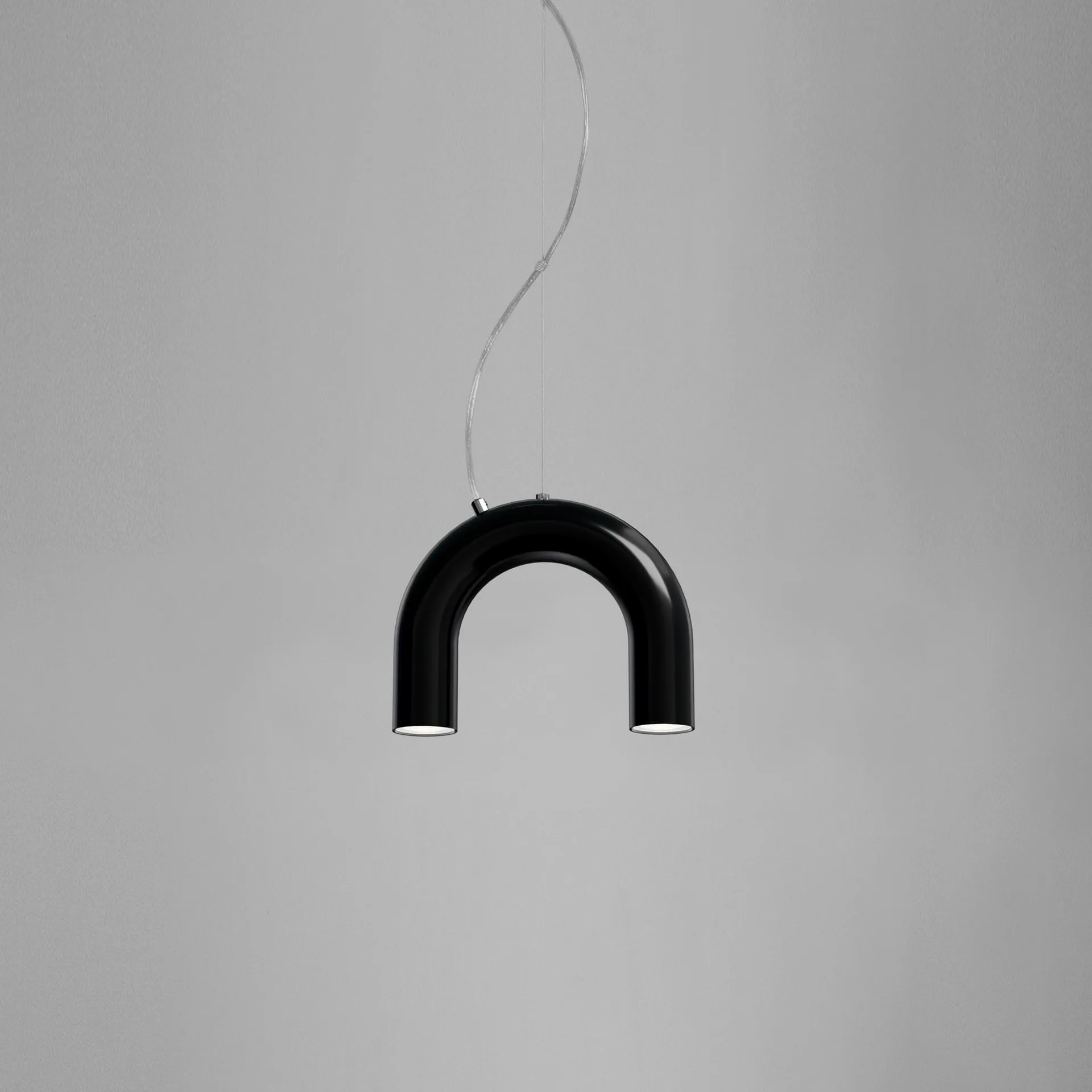 Arch single riippuvalaisin, Musta, 25,5 cm Oblure