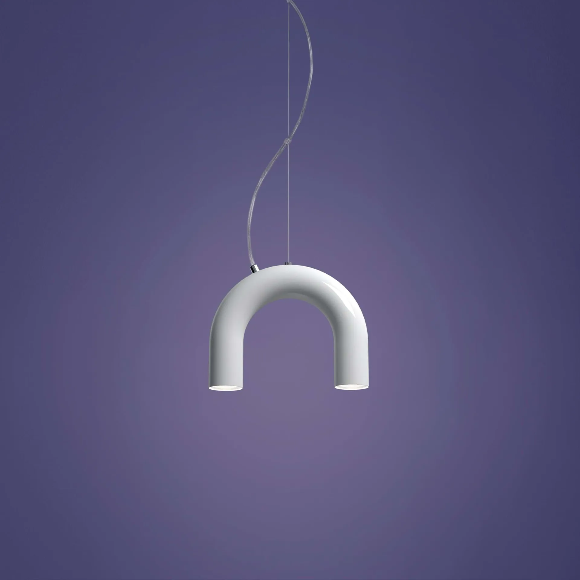 Arch single riippuvalaisin, Valkoinen, 25,5 cm Oblure