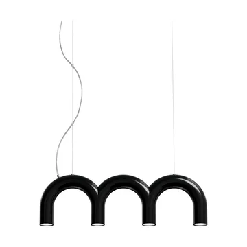 Arch triplette riippuvalaisin - Musta, 65,6 cm - Oblure