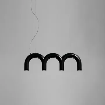 Arch triplette riippuvalaisin - Musta, 65,6 cm - Oblure