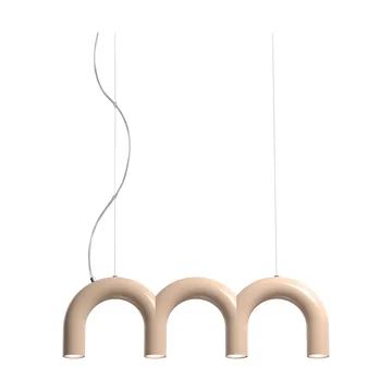 Arch triplette riippuvalaisin - Nude, 65,6 cm - Oblure