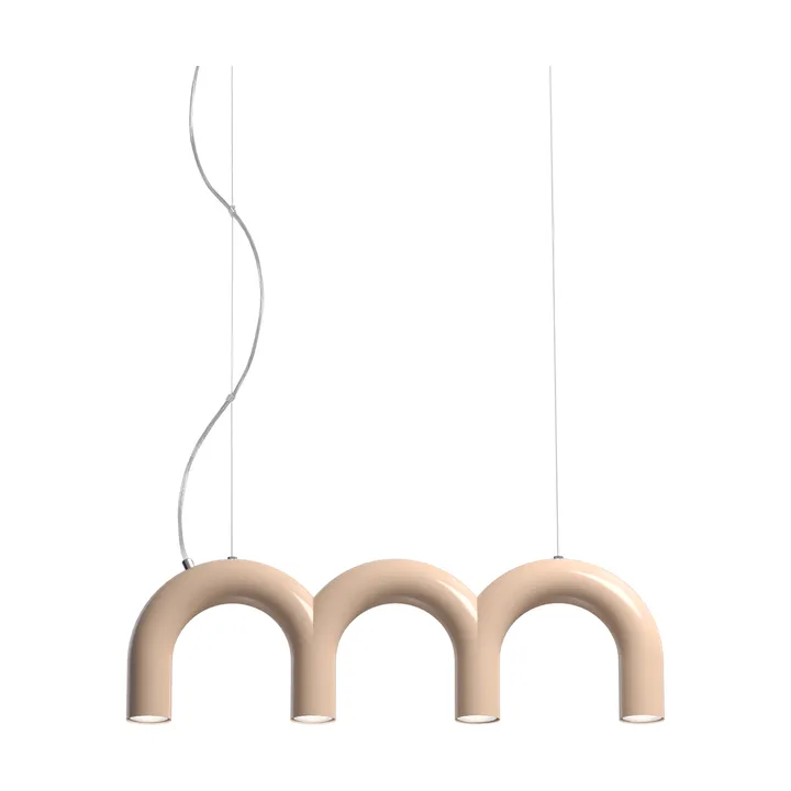 Arch triplette riippuvalaisin - Nude, 65,6 cm - Oblure