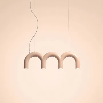 Arch triplette riippuvalaisin - Nude, 65,6 cm - Oblure
