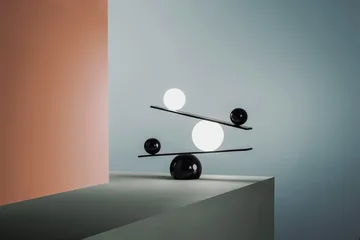 Balance pöytälamppu - Musta, v2 - Oblure