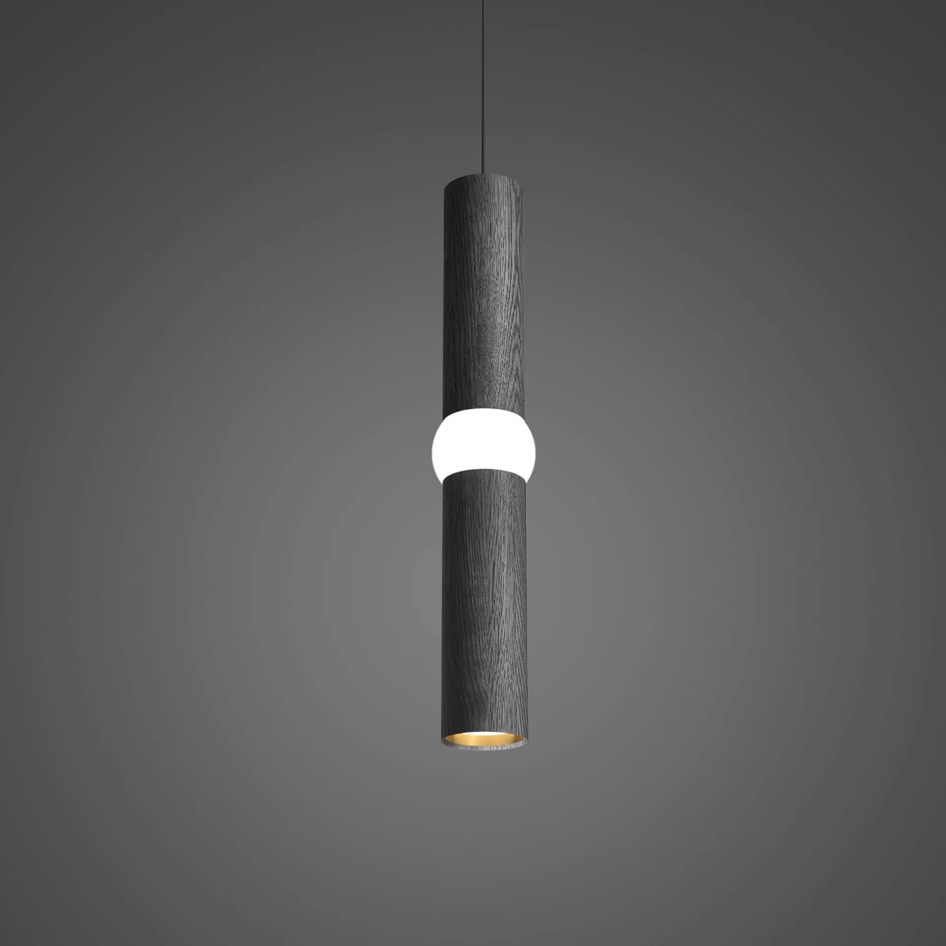 Lightbone riippuvalaisin, Medium 53,8 cm, musta tammi Oblure