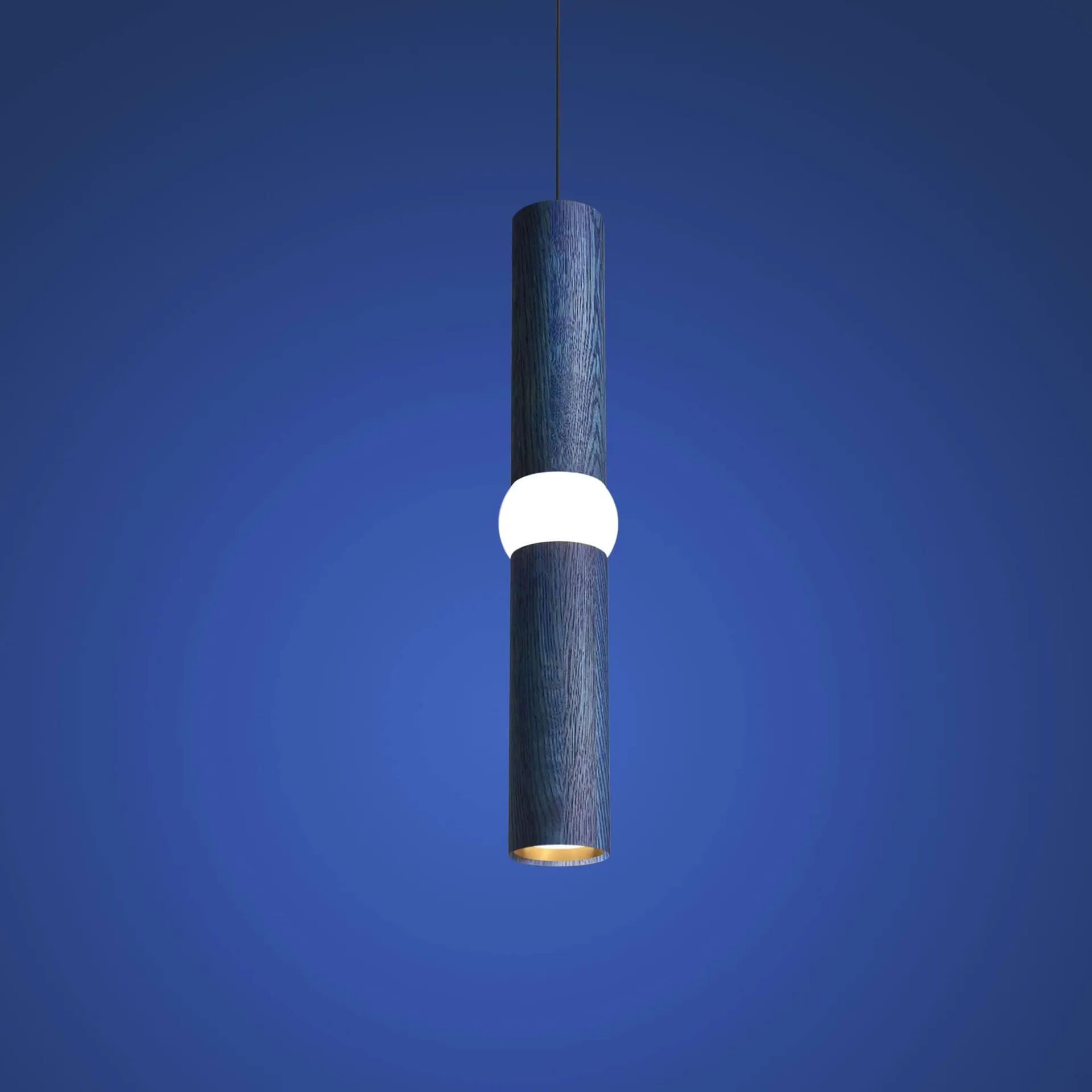 Lightbone riippuvalaisin, Medium 53,8 cm, sininen tammi Oblure