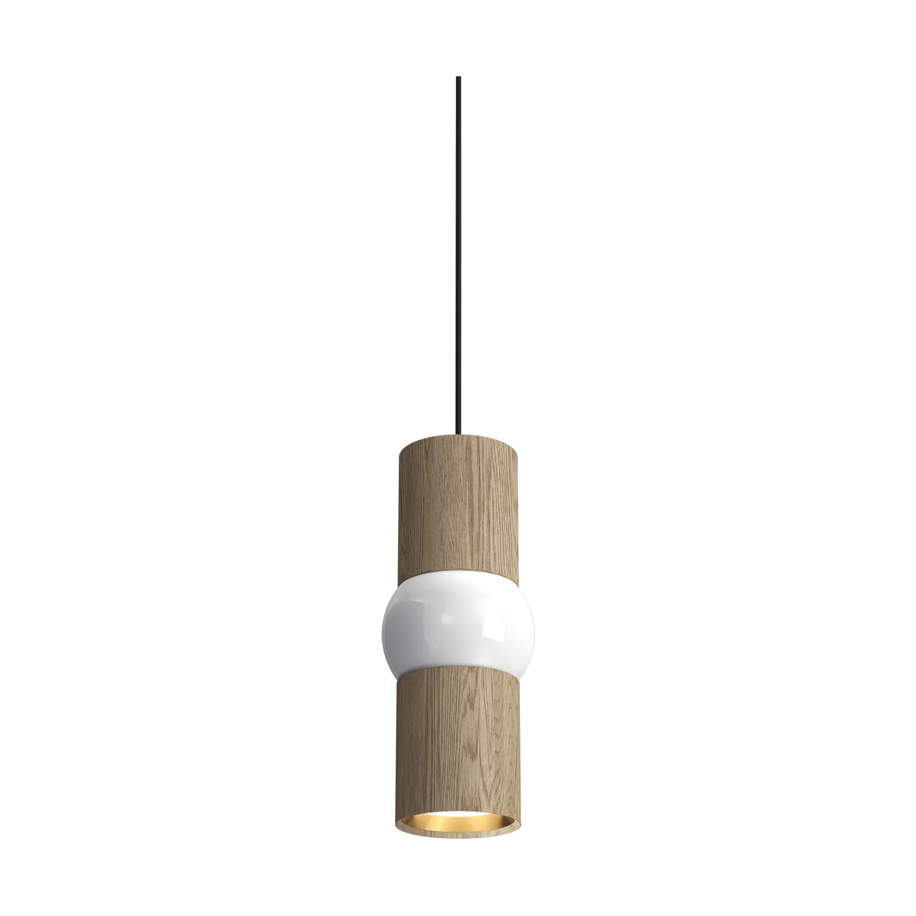 Lightbone riippuvalaisin, Pieni 24 cm, luonnollinen tammi Oblure