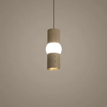 Lightbone riippuvalaisin - Pieni 24 cm, luonnollinen tammi - Oblure