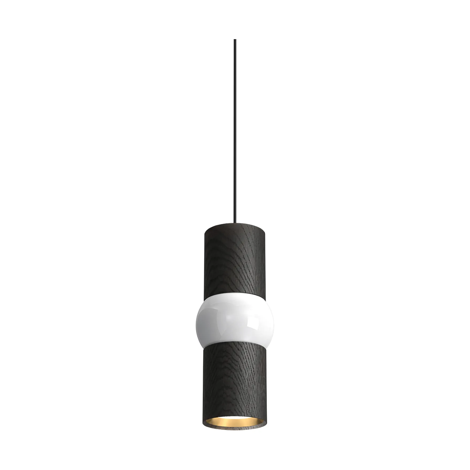 Lightbone riippuvalaisin, Pieni 24 cm, musta tammi Oblure