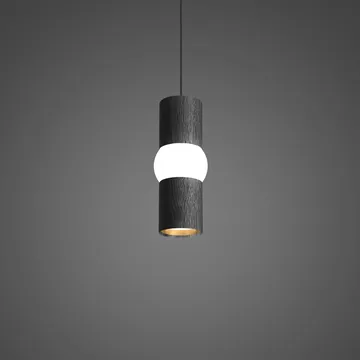Lightbone riippuvalaisin - Pieni 24 cm, musta tammi - Oblure