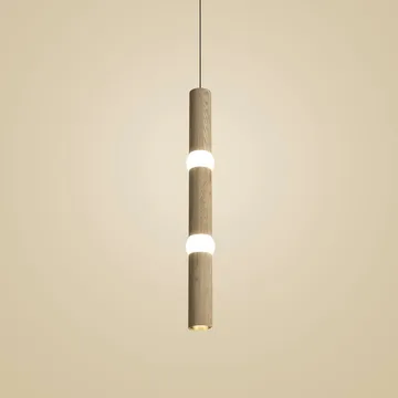 Lightbone riippuvalaisin - Suuri 83,6 cm, luonnollinen tammi - Oblure
