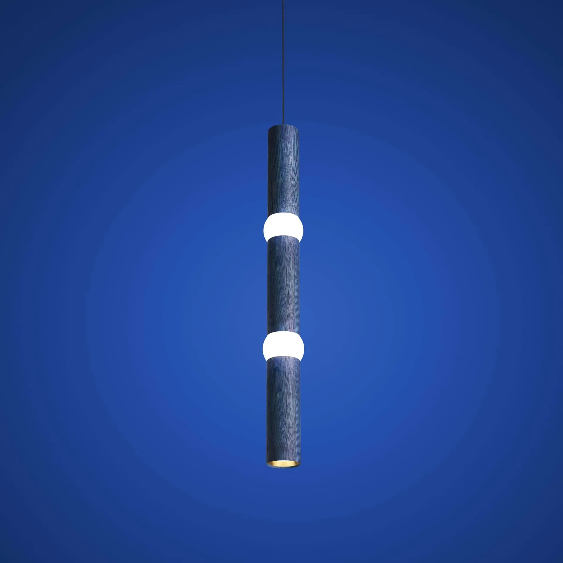 Lightbone riippuvalaisin, Suuri 83,6 cm, sininen tammi Oblure