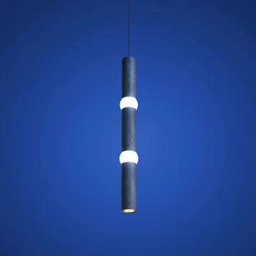 Lightbone riippuvalaisin - Suuri 83,6 cm, sininen tammi - Oblure