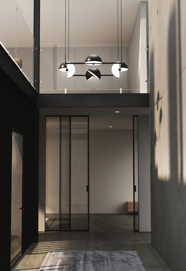 Trapeze quertette valaisin 113,5x113,5 cm, Musta Oblure