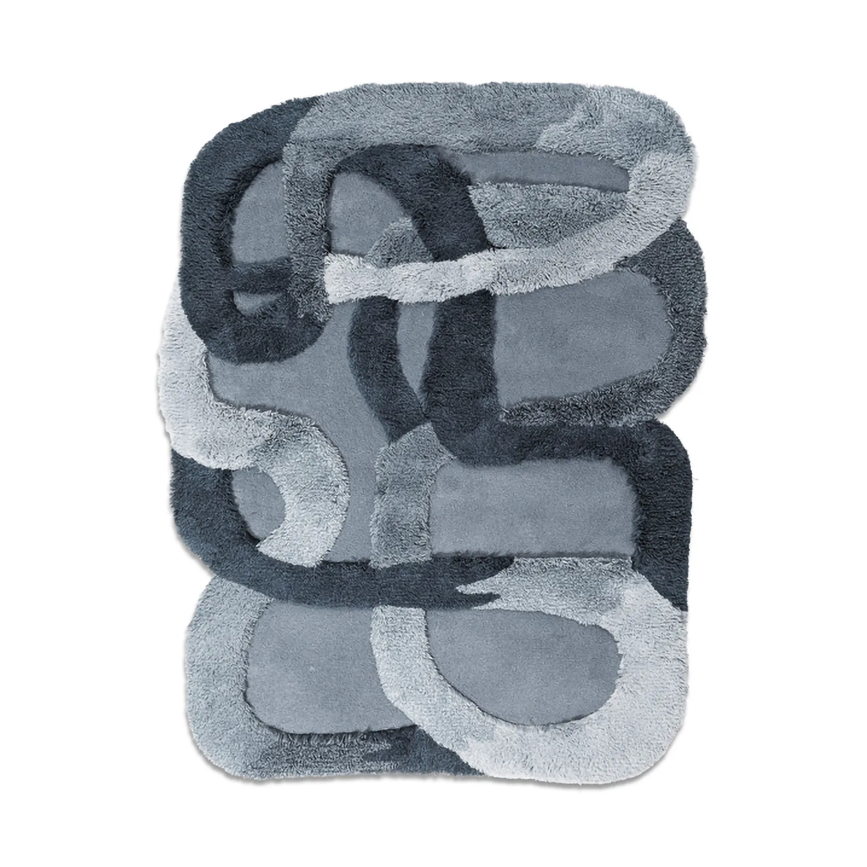 The Tangles villamatto, Cloudy blue, 100x133 cm Ogeborg