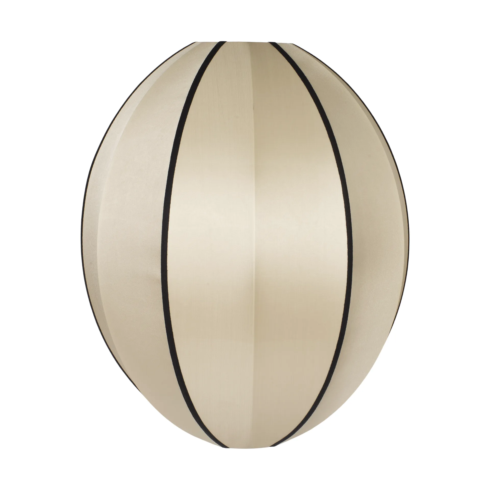 Indochina Classic Oval L lampunvarjostin, Kit-black Oi Soi Oi