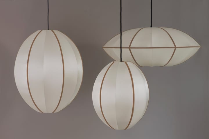 Indochina Classic Oval S lampunvarjostin, Offwhite-amber Oi Soi Oi